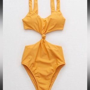 Aerie One Piece Orange Swimsuit